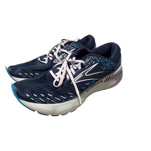 Brooks Glycerin GTS 20 Women's Running Shoe Athletic Blue Lace Up Size 10